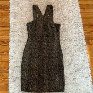 Black & Gold Party Dress